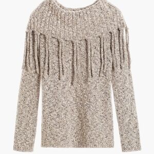 NWT Chicos Fringed Laurissa Pullover